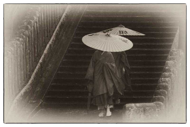 Running down the Stairs